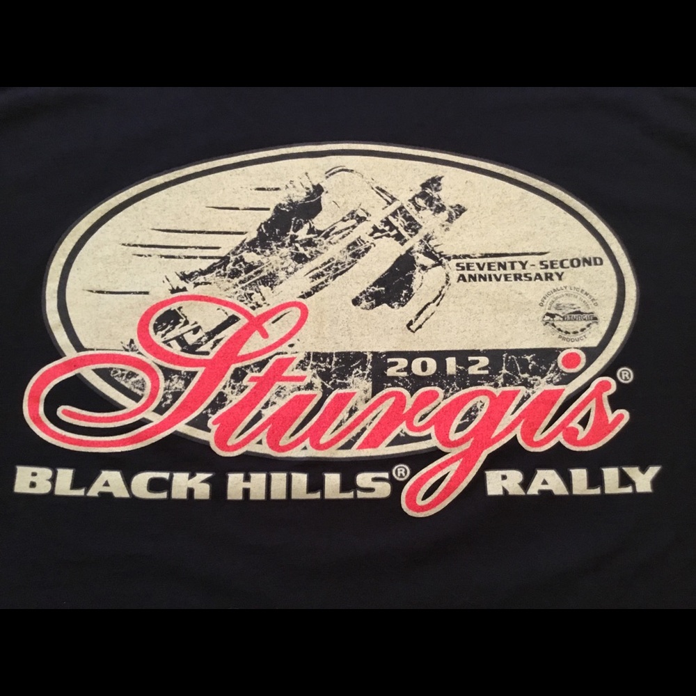 Men’s 2012 Sturgis Black Hills Rally T-Shirt XXL